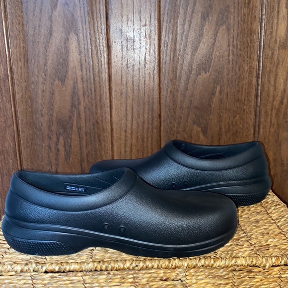 Crocs Unisex-Adult Men's and Women's on The Clock Clog Slip Resistant Work Shoes - Picture 7 of 12